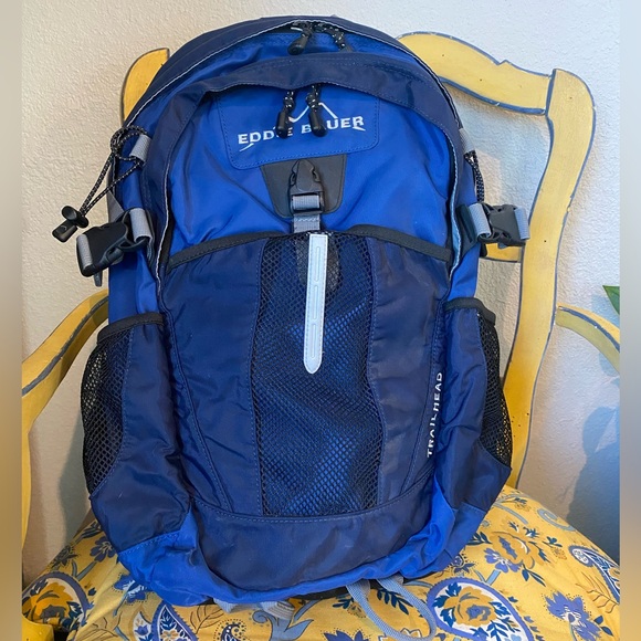 Eddie Bauer Other - Eddie Bauer Navy and Royal Blue Backpack